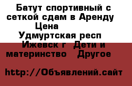 Батут спортивный с сеткой сдам в Аренду › Цена ­ 1 500 - Удмуртская респ., Ижевск г. Дети и материнство » Другое   